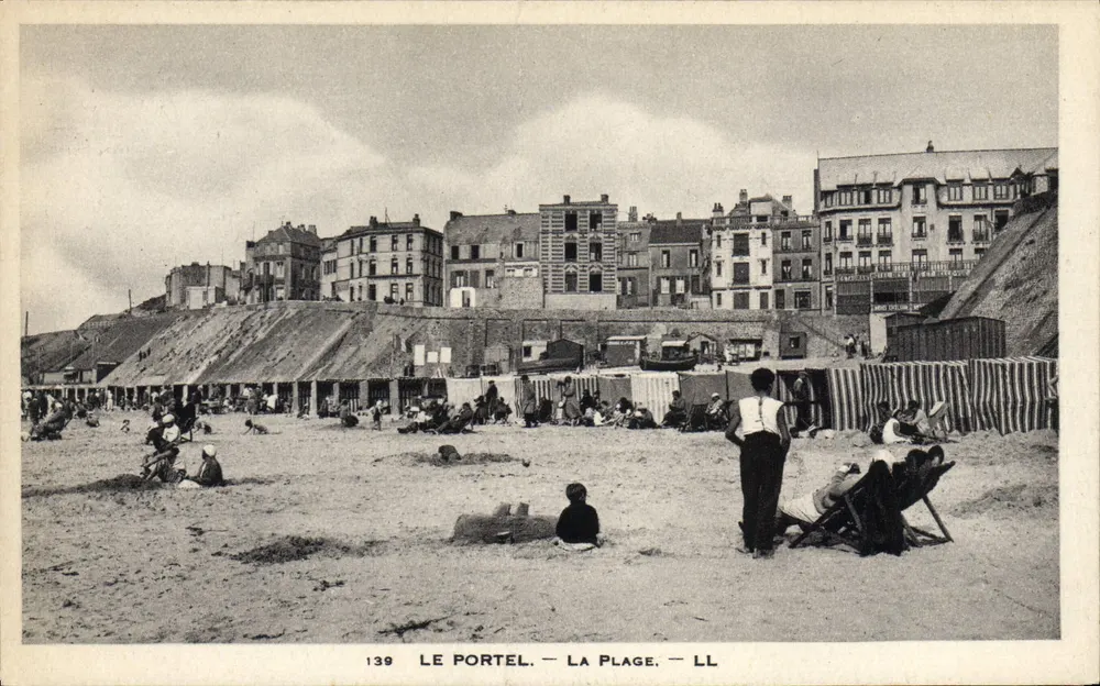 Le Portel — A Praia — LL - Frente