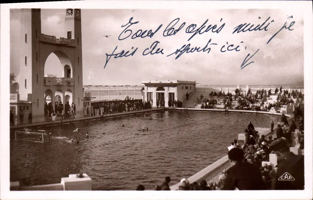 Le Touquet-Paris-Plage — Marine-Pool (arch. Bérard) — Antike Ansichtskarte Nr. 295 - Vorderseite