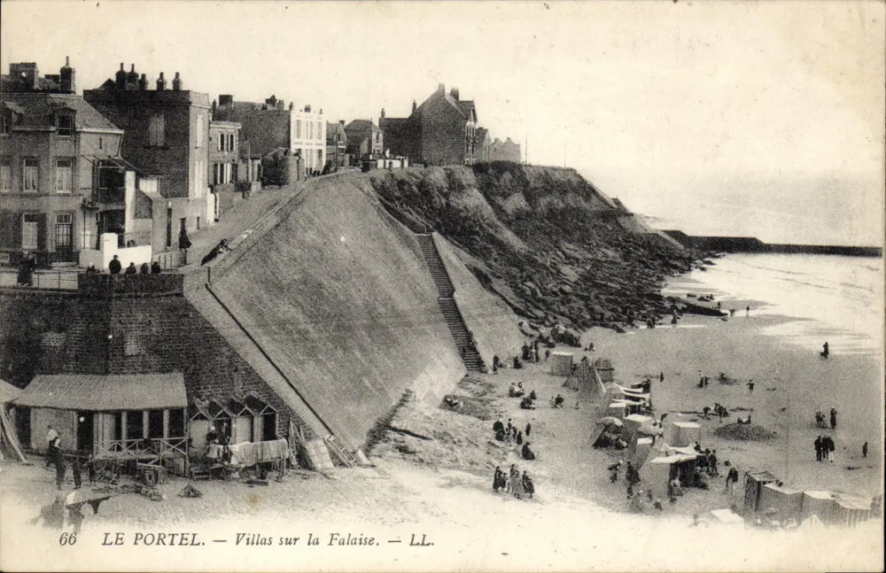 Le Portel — Villen auf der Klippe — LL. — Nr. 66 - Vorderseite