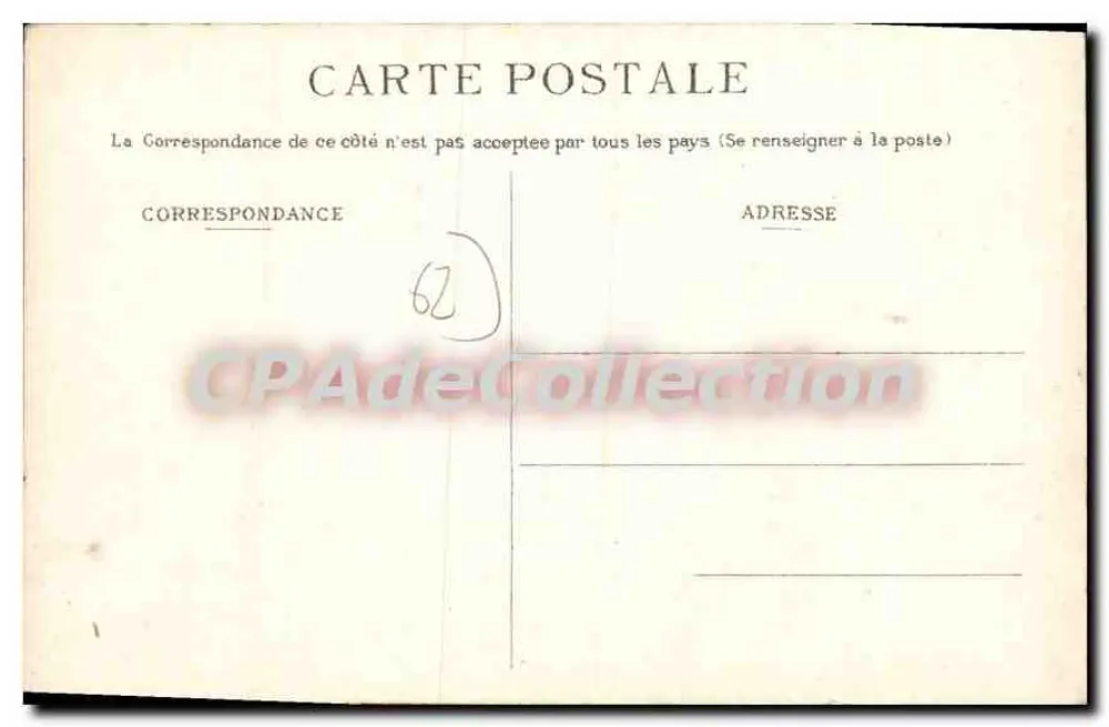 Le Portel — Vista Geral — Bilhete postal antigo de Coleção - Verso