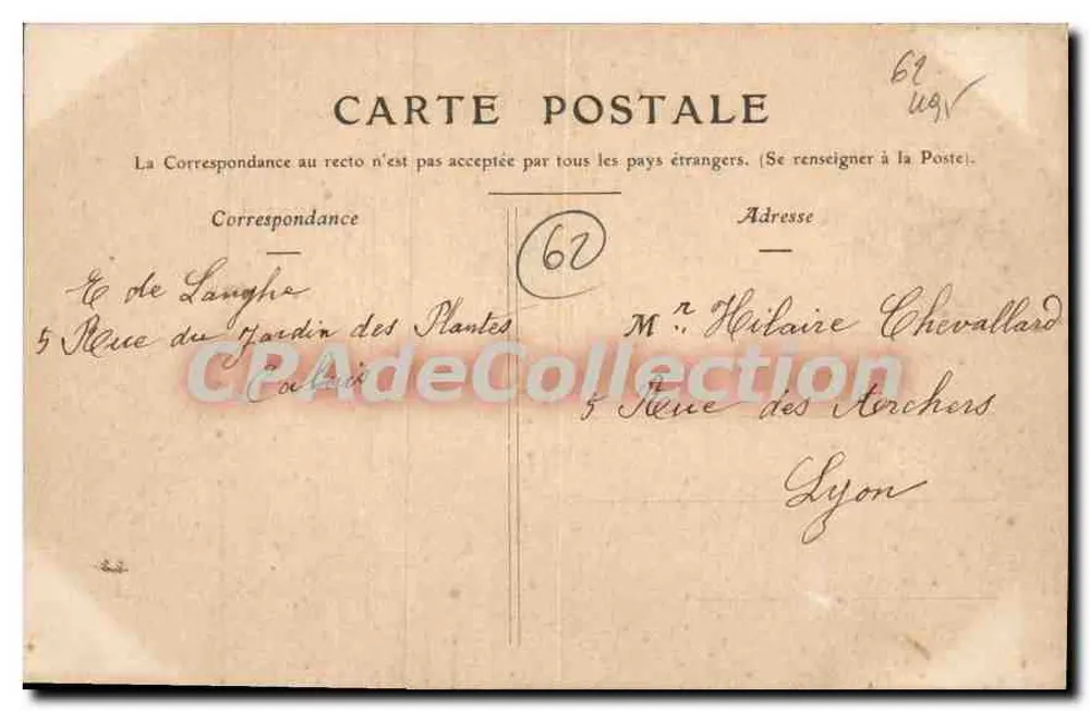 CALAIS — La Playa y el Muelle Oeste — Éd. de Langhe de Colloais - Reverso