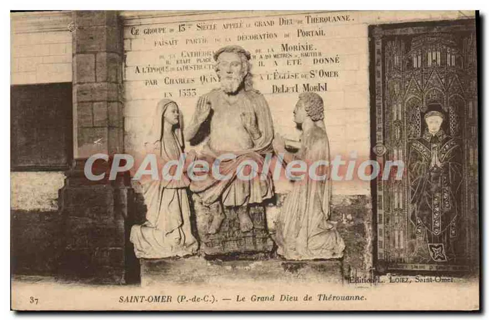 Saint-Omer (P.-de-C.) — Le Grand Dieu de Thérouanne — Éditions L. LOIEZ - Recto