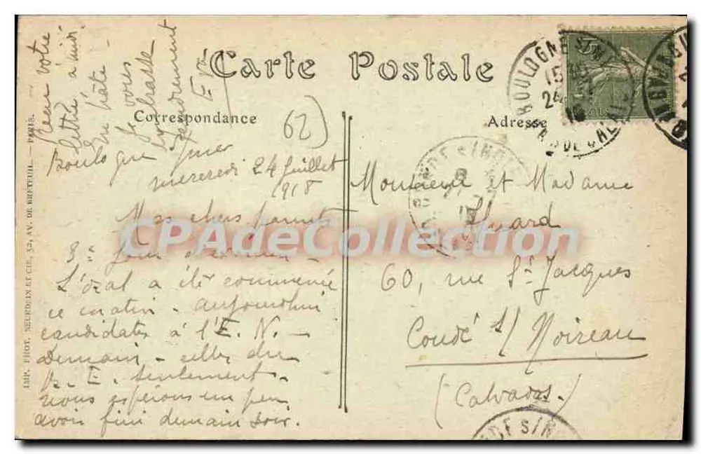 Le Portel — Vista geral — IND Phot. - Verso
