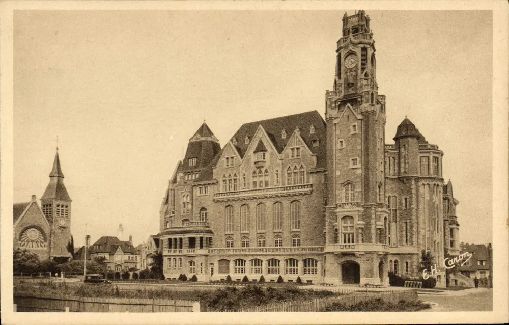 Le Touquet-Paris-Plage — Das Rathaus — E.H. Caron, n°47 - Vorderseite