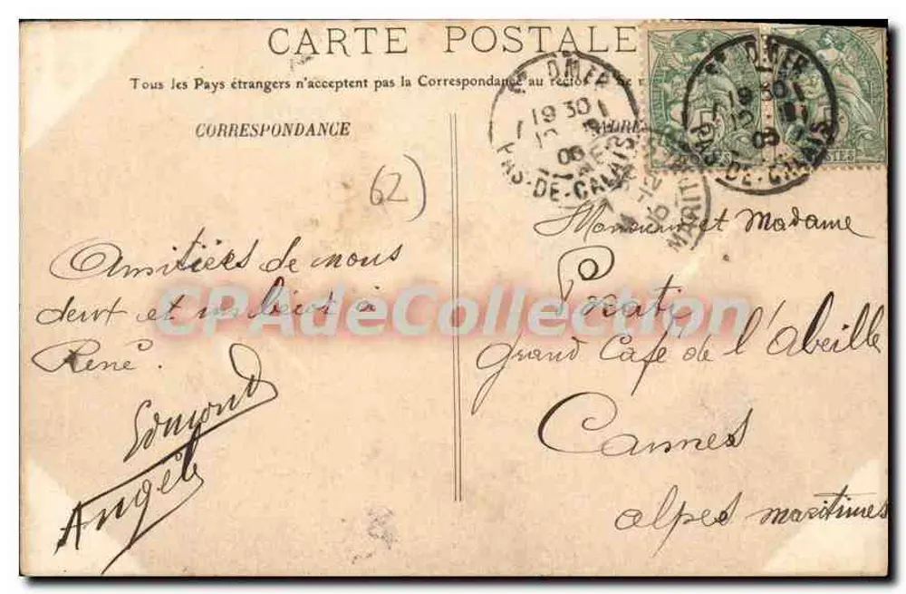 Arques — Der Argues-Kanal und der Fontinette-Lift — LL. - Rückseite