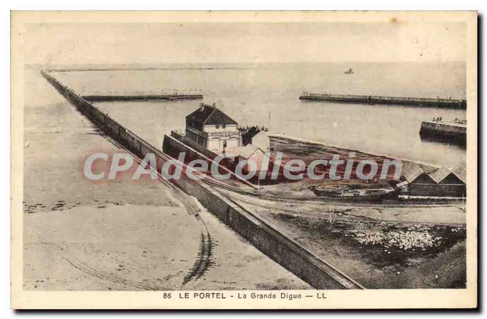 Le Portel — La Grande Digue — LL - Frente