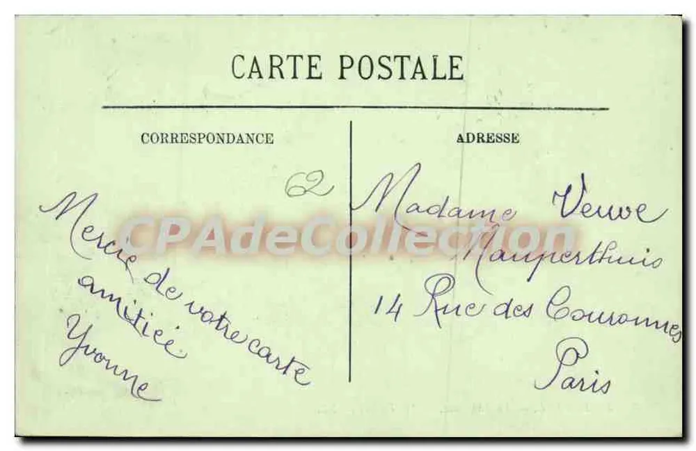 Le Portel — A Natação — La Portée — LL. - Verso