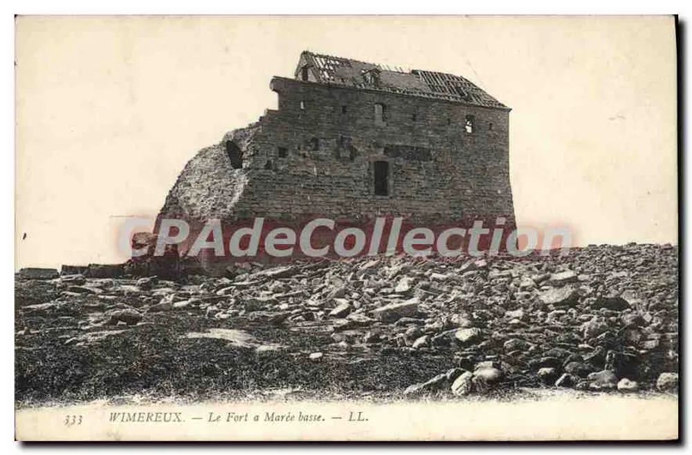 Wimereux — O Forte com Maré Baixa — LL - Frente