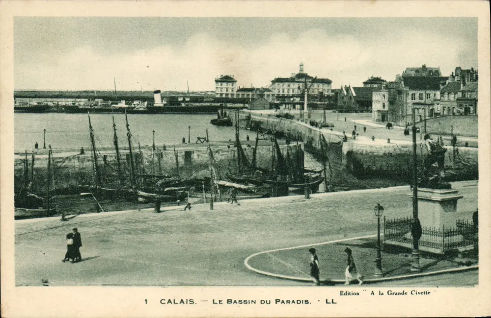 Calais — O Bassin do Paradis — Edição 'A la Grande Civette' n°1 - Frente