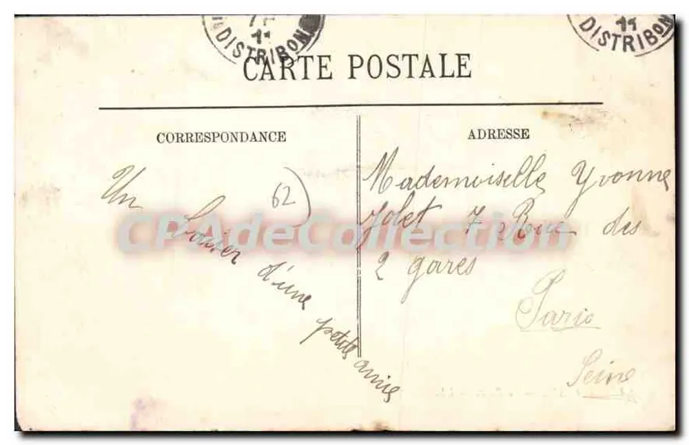 Calais — O Parque — LL. — n°47 - Verso