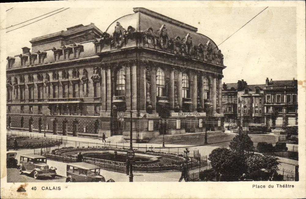 Praça do Teatro — Calais — Editor: CH DEL ARTS PHOTOGRAPHIQUES - Frente
