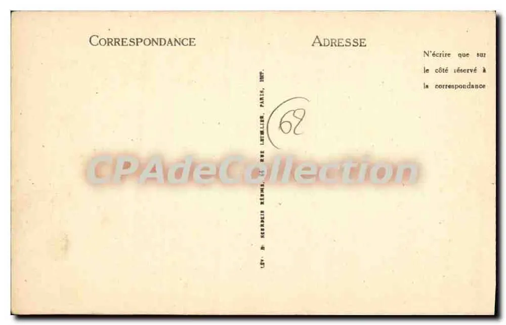 Le Touquet-Paris-Plage — Vista Geral — LL - Verso