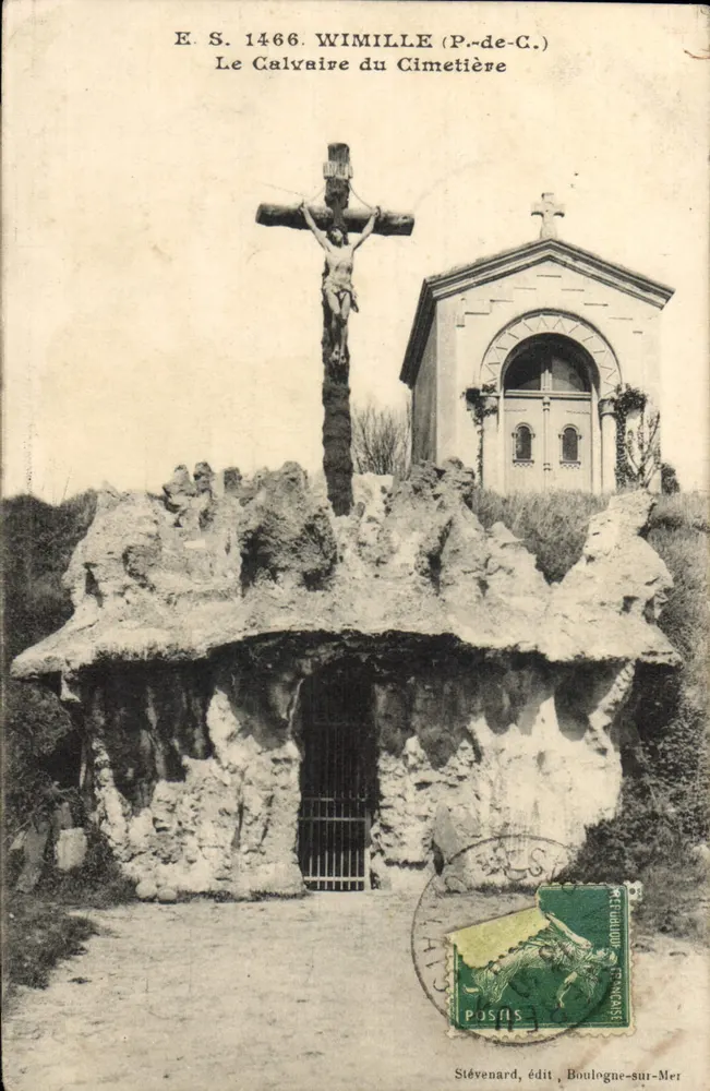 Calvaire des Friedhofes — Wimille (P.-de-C.) — Stévenard, Verlag, Boulogne-sur-Mer - Vorderseite