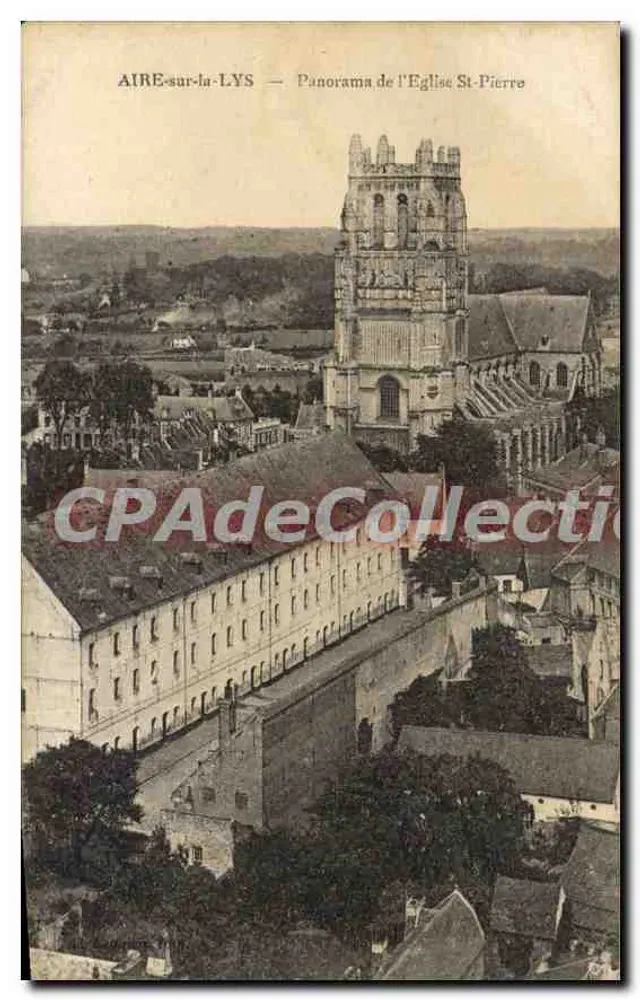 AIRE-sur-LYS — Panorama der Kirche St-Pierre - Vorderseite