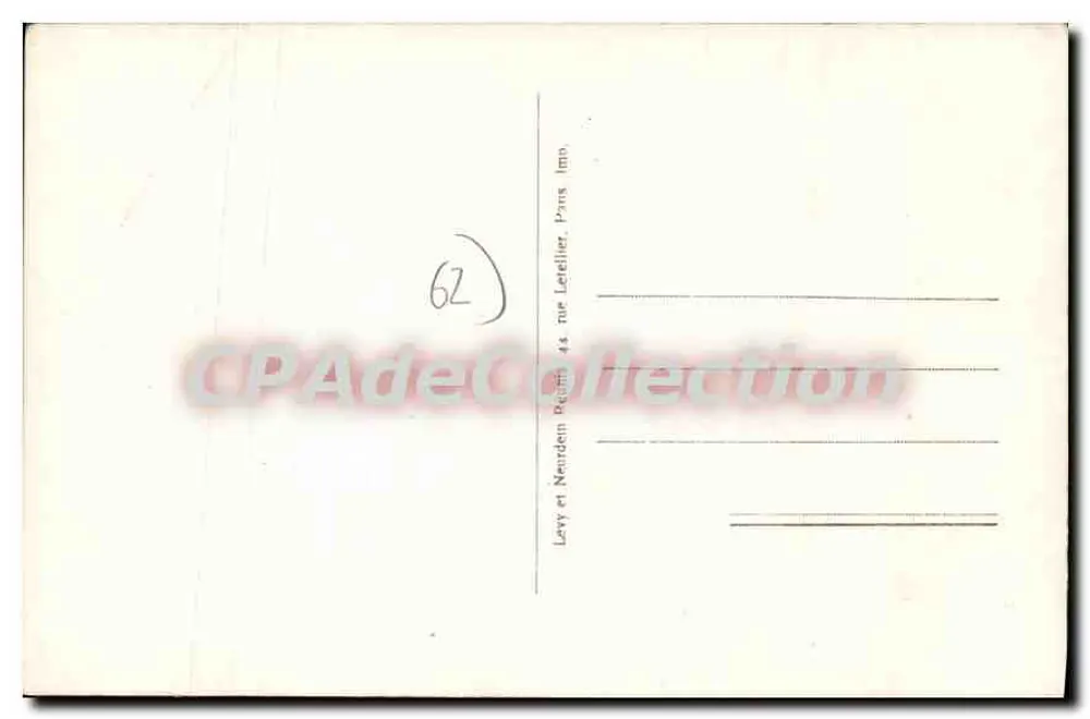 Boulogne-sur-Mer — A Praia — editor L.L. n° 440 - Verso