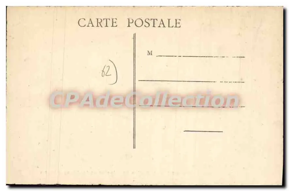 Boulogne-sur-Mer — Die Kirche Saint-Nicolas und die Place d'Alton — Phot Combier Macon, Nr. 63 - Rückseite