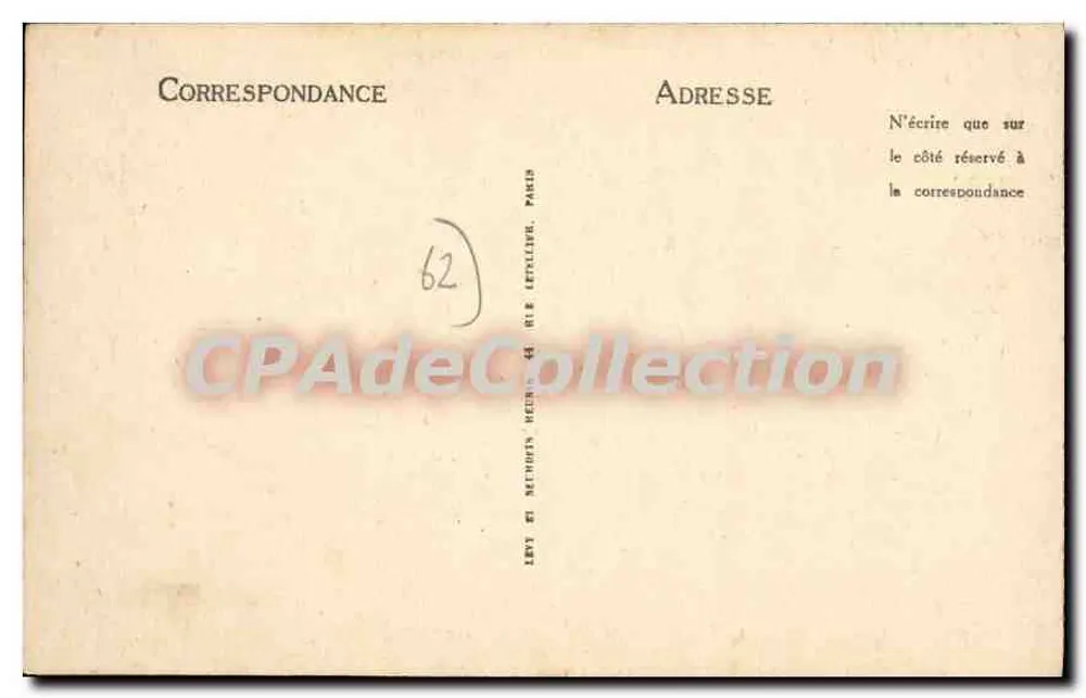 Boulogne-sur-Mer — Ansicht vom Postamt — LL, n° 352 - Rückseite