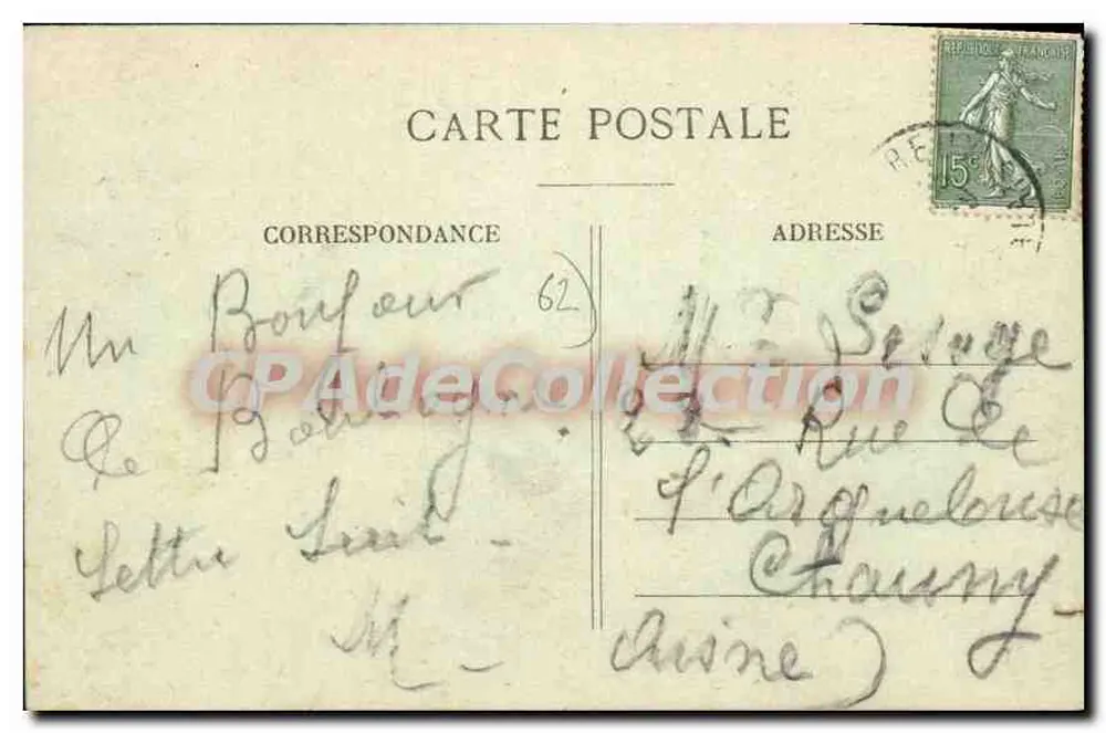 Boulogne-sur-Mer — Typ Matelote und Boot von Folkestone — Verlag: L. Bonnotard & Cie - Rückseite