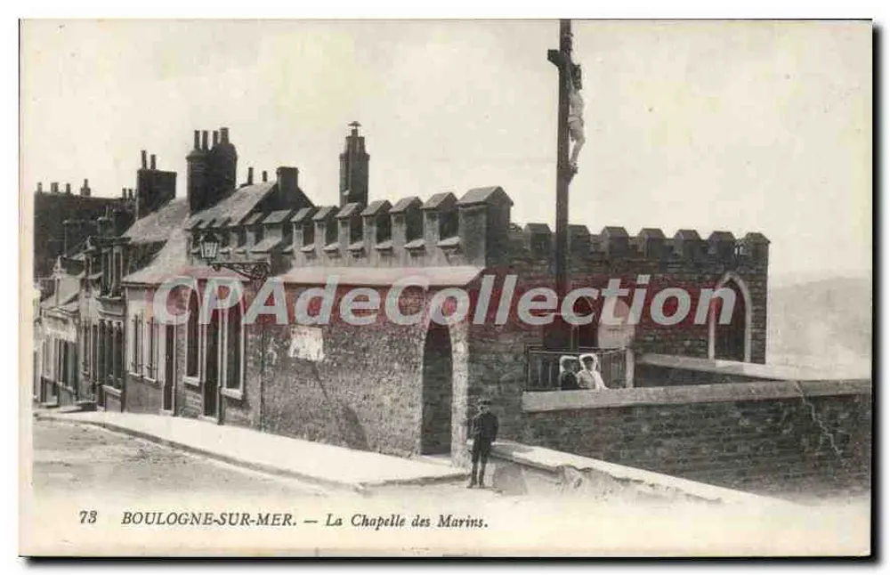 Boulogne-sur-Mer — Die Kapelle der Seefahrer — Vintage Postcard/Antike Ansichtskarte - Vorderseite