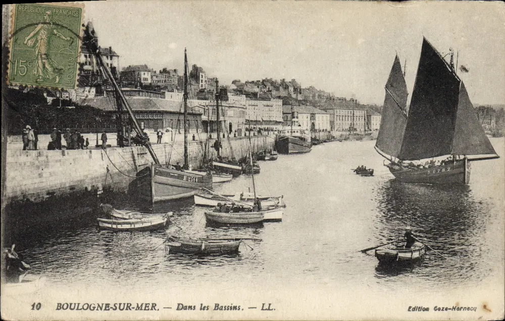 Boulogne-sur-Mer — In den Basins — LL. — Édition Coze-Harnacq - Vorderseite