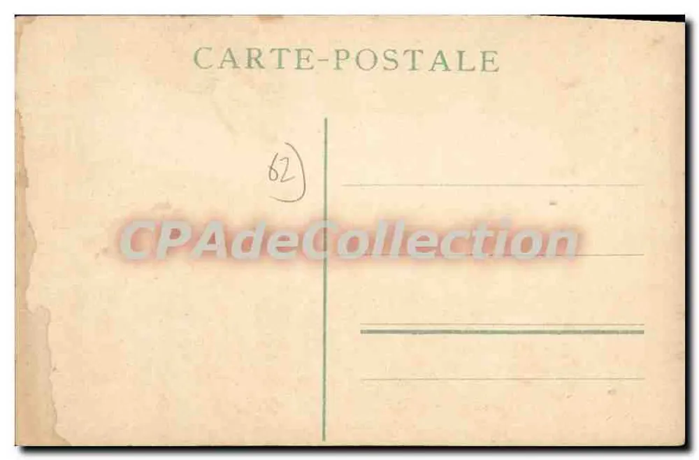 Boulogne-sur-Mer — praia animada — editor desconhecido, n° de série 62 - Verso