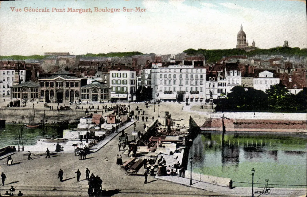 Allgemeiner Blick auf den Pont Marguet, Boulogne-Sur-Mer — Verlag CHRISTOL, Nr. 4978 - Vorderseite