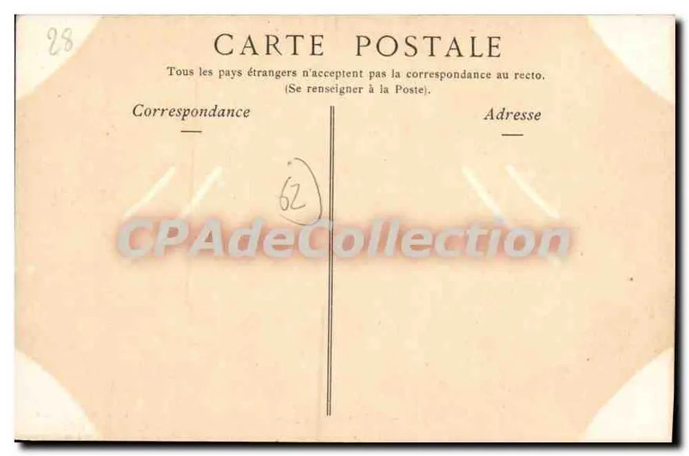 Boulogne-sur-Mer — Ansicht vom Steg — Sammlung ND Phot - Rückseite