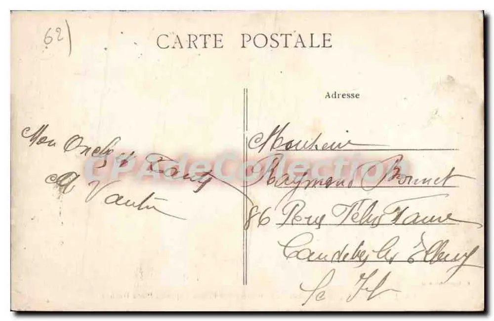 Boulogne-sur-Mer — Denkmal für die Brüder Coquelin, Place Daunou — E. Dejonghe, Verlag E.D. 27 - Rückseite