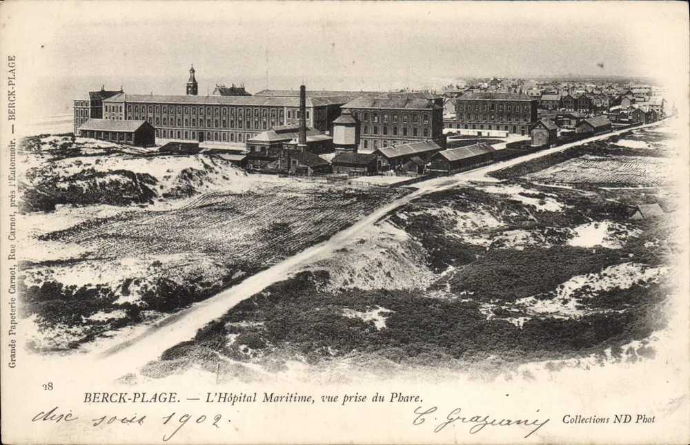 Berck-Plage — Das Seehospital, Ansicht vom Leuchtturm — C. Graziani - Vorderseite