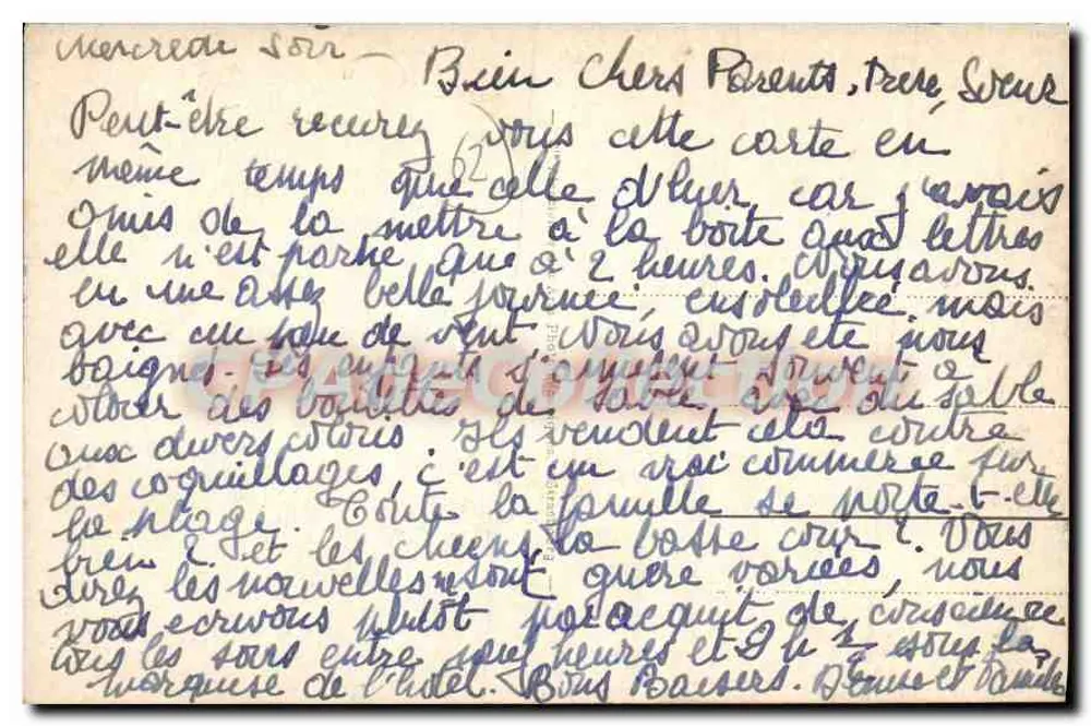 Berck-Plage — A Vista do Casino e da Praia — Editor: 74 - Verso