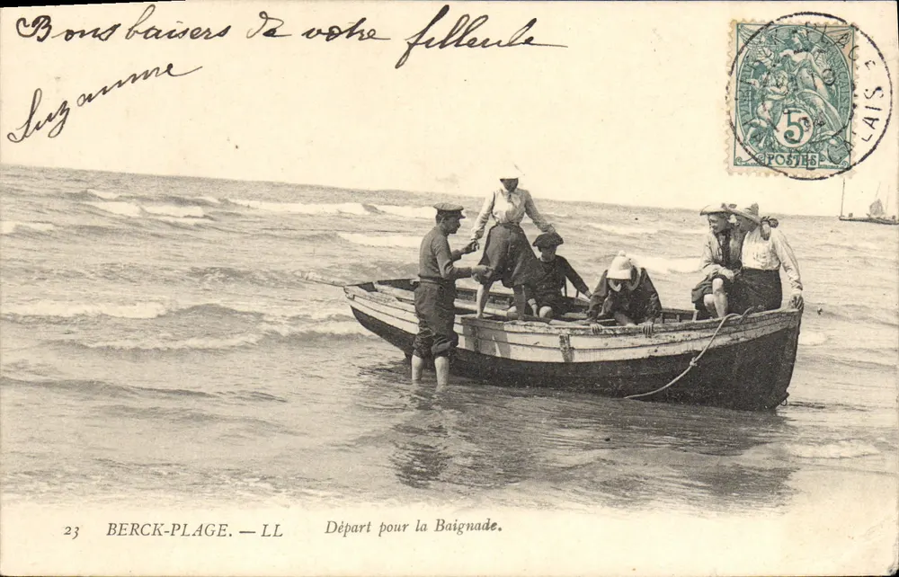 Berck-Plage — Partida para o Banho — LL n°23 - Frente