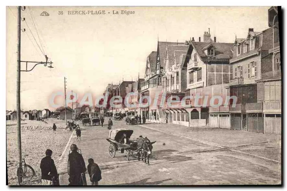 Berck-Plage - A Digue — editor CPAPHIL, n° 36 - Frente