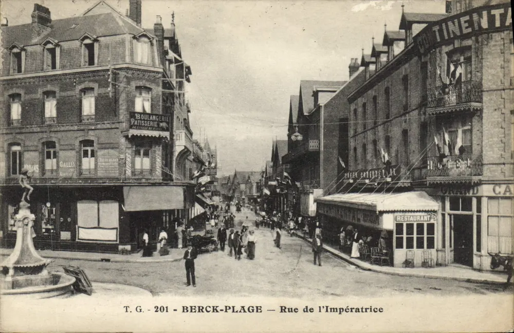 Berck-Plage — Rue de l'Impératrice — T.G. - 201 - Frente