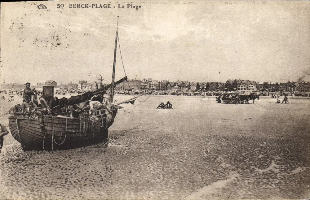 Berck-Plage - A Praia — editor desconhecido, n° 50 - Frente