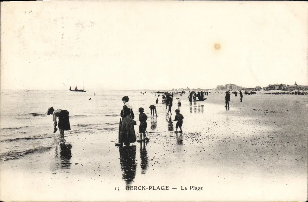 Berck-Plage — A Praia — editor não identificado, n° de série 13 - Frente
