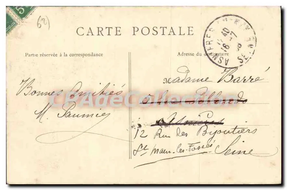 Berck-Plage — A Praia — B.F. Paris (1) - Verso