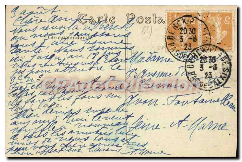Berck Plage — L'Entonnoir — Funnel — NDH - Verso