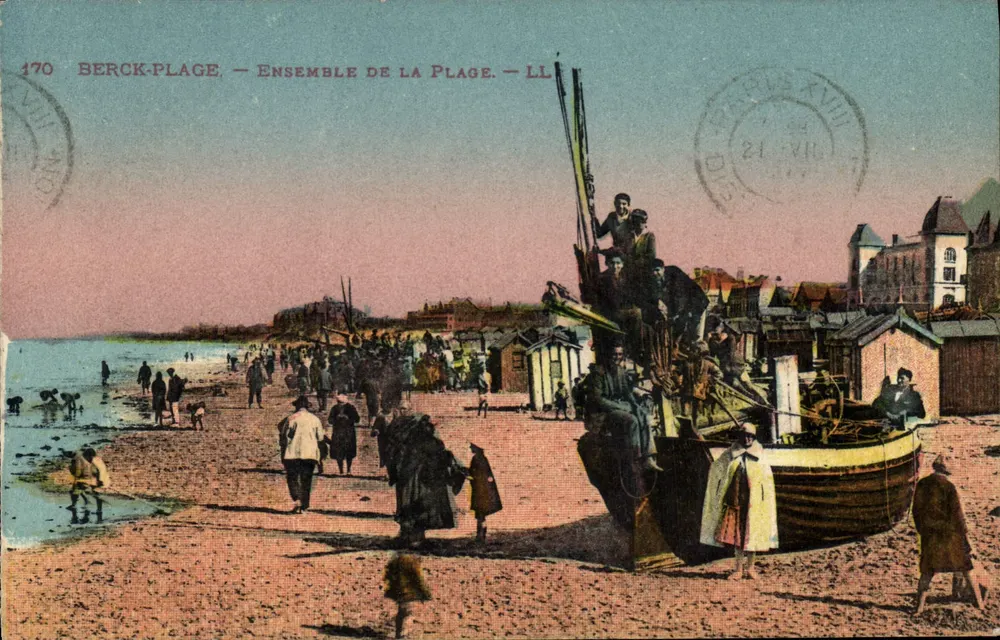 Berck-Plage — Conjunto da Praia — LL - Frente