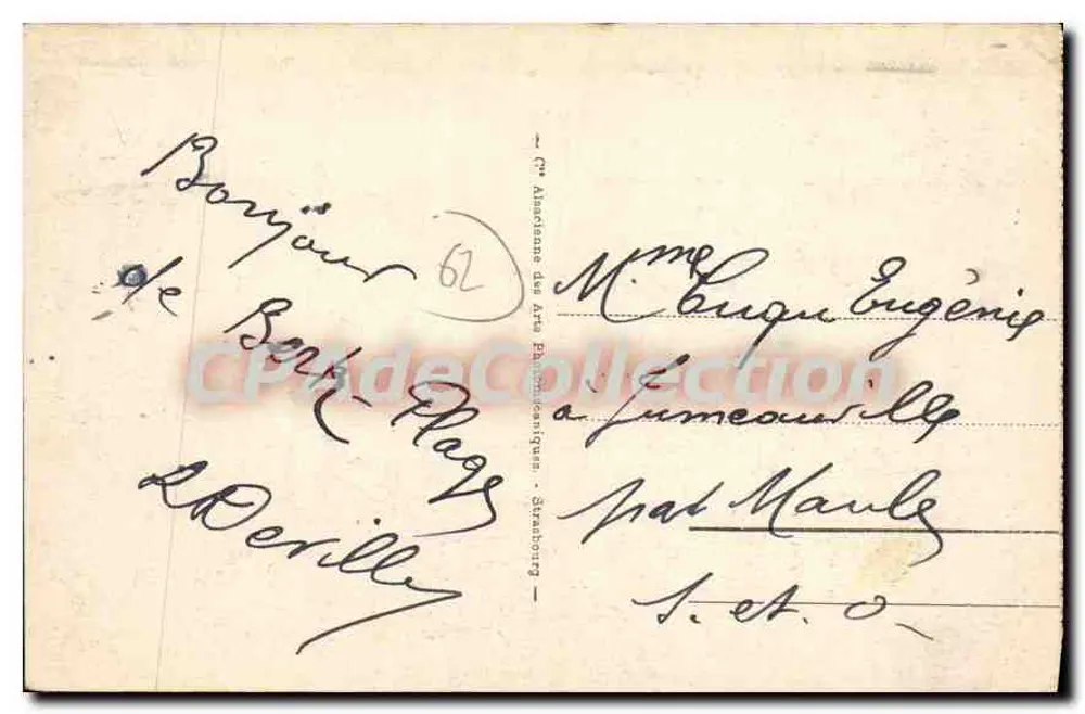 Berck-Plage - A Esplanada — Exposição Colonial Internacional 1931 — n° 139 - Verso