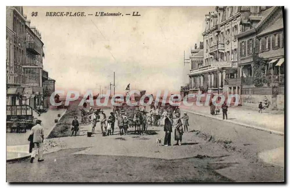 Berck-Plage — A L'Entonnoir — LL. — Imp. Lévy Frères, Paris - Frente