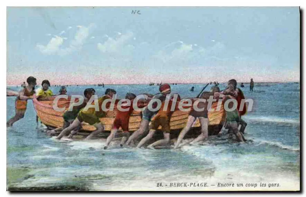 Berck-Plage — Um tiro, rapazes — G. Arland, editor, Nantes - Frente