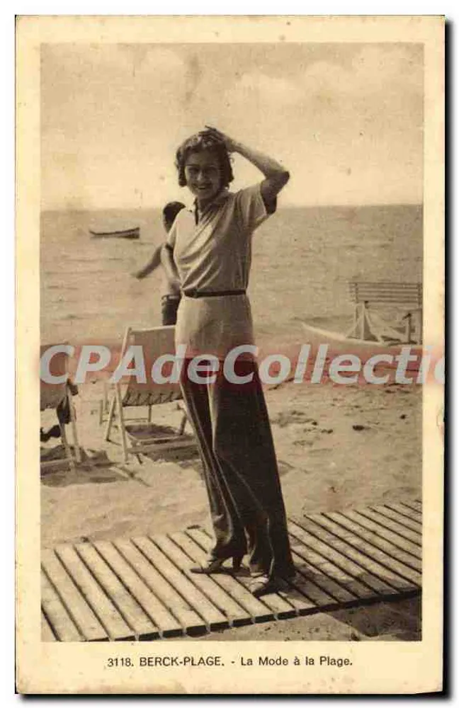 Berck-Plage - La Mode à la Plage - CPAdeCollection - Frente