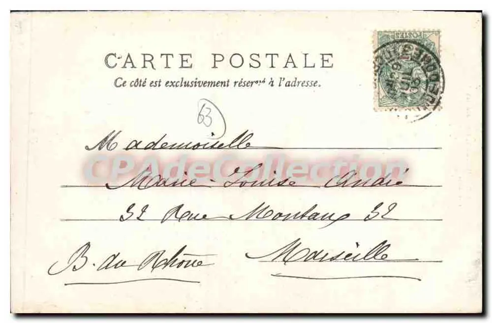 La Bourboule — Die Galerien des Thermalbetriebs — Puy-de-Dôme — 229 - Rückseite