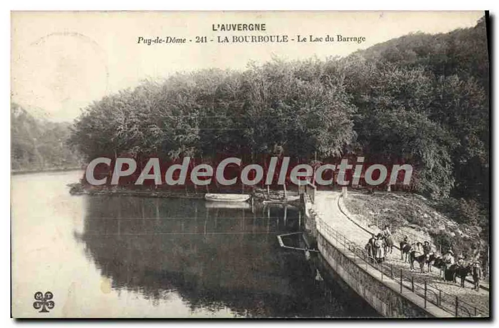 Puy-de-Dôme - La Bourboule - See des Staudamms — L'Auvergne, Nr. 241 - Vorderseite