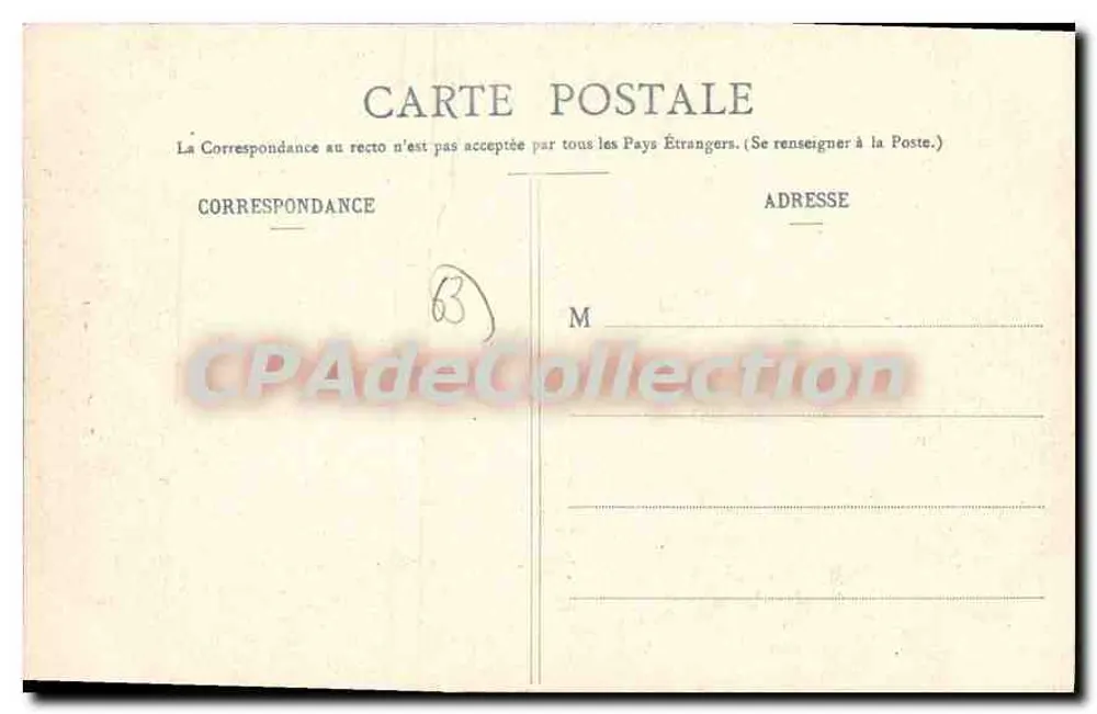 Ruínas do Prieuré de Montperoux — Auvergne — P. Chavaroux, fot., Maringue s - Verso