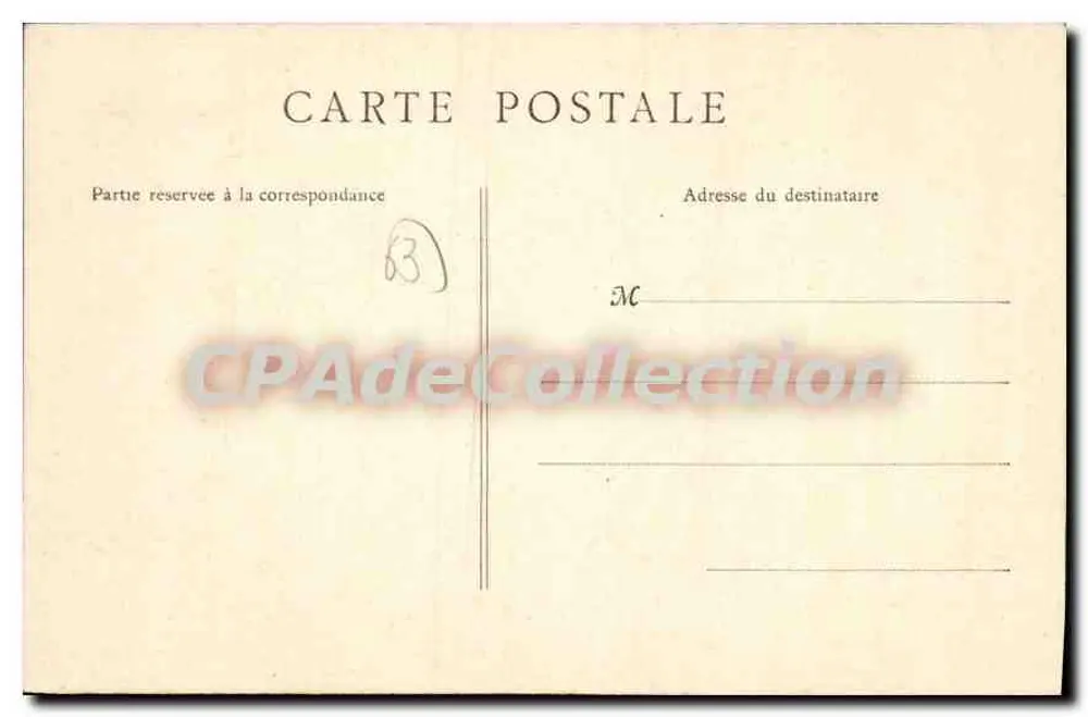 Thiers — Ponte da Vale — CPAdeCollection - Verso