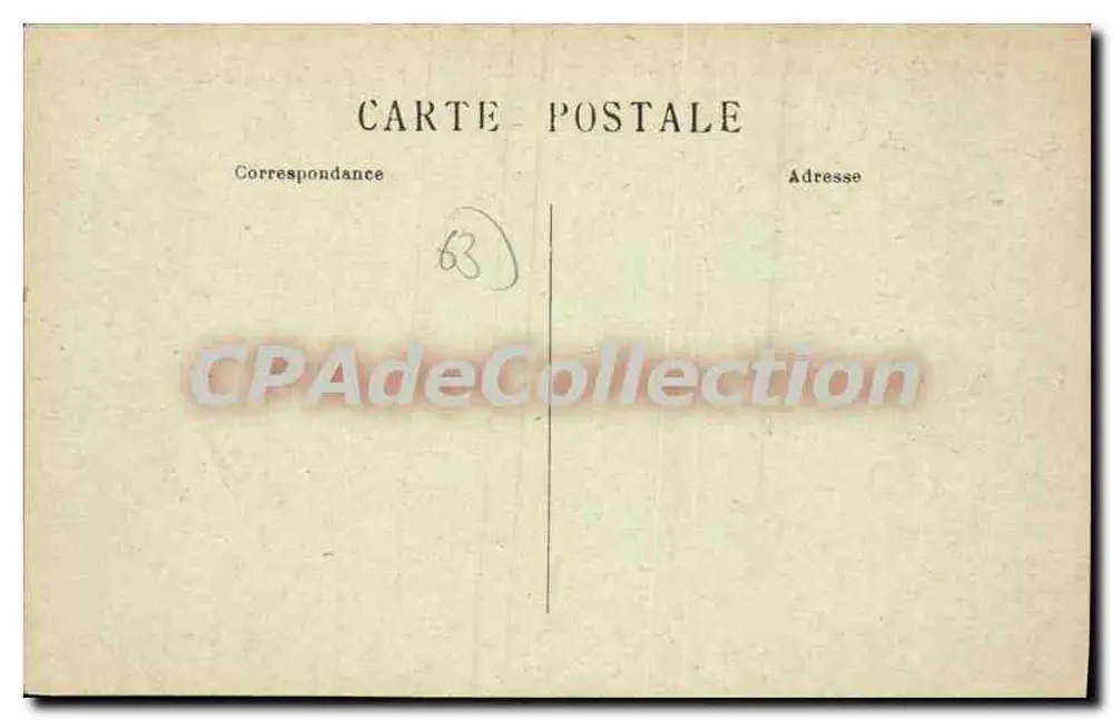 Chambon-sur-Lac - Der Baptistert (Denkmal) — Die pittoreske Auvergne — Nr. 2318 - Rückseite
