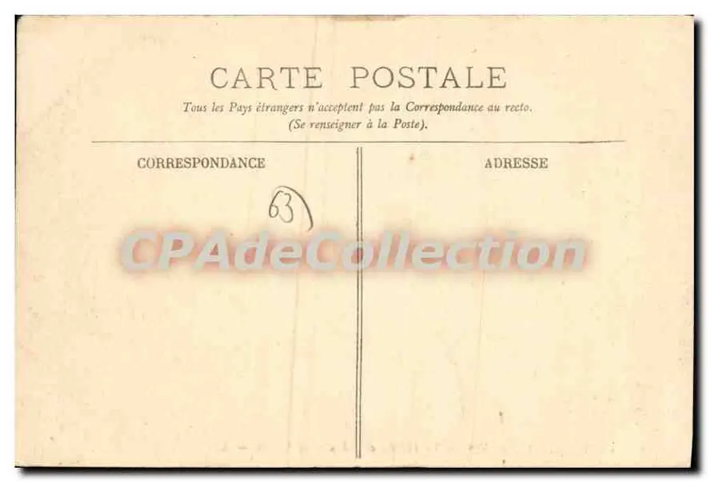 Clermont-Ferrand — Das Theater und der Boulevard Desaix — LL. — n° 173 - Rückseite