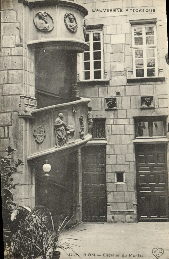 Riom — Treppen des Montat — L'Auvergne Pittorique - Vorderseite