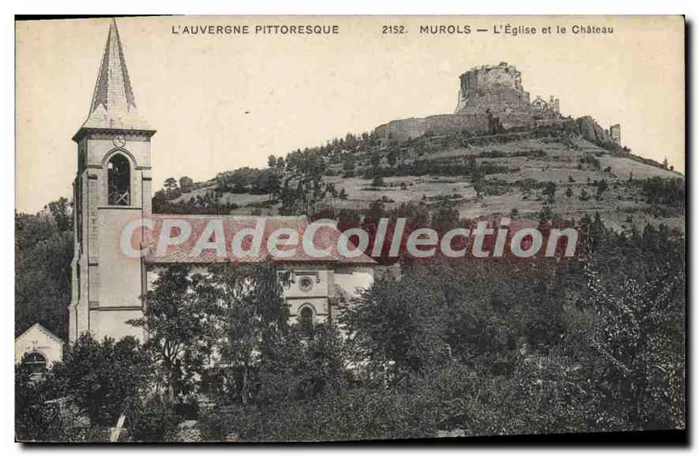 Murols — Die Kirche und das Schloss — L'Auvergne Pittoresque 2152 - Vorderseite